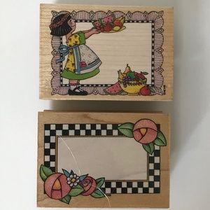 VTG Retired Mary Engelbreit Rubber Stamps